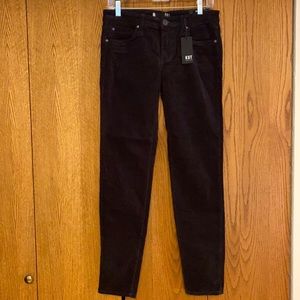 Kut from the Kloth-Diana Skinny black corduroy pants